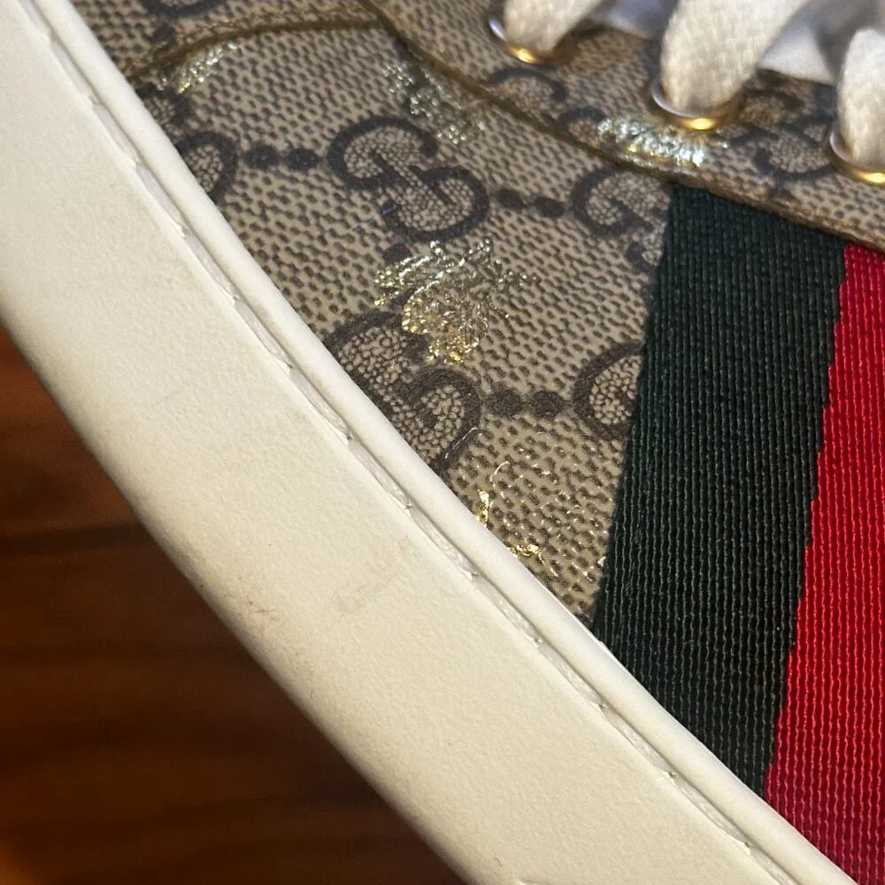 Gucci Supreme Sneakers with Bees - Picture 12 of 16